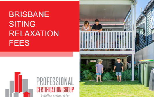brisbane siting relaxation fees